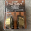 Defiant NEW Defiant Deadbolt Keyed Both Sides Satin Nickel Brass