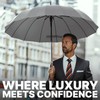Royal Walk Large Windproof Umbrella for 2 People, 54 Inch,