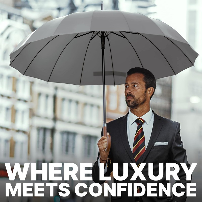 Royal Walk Large Windproof Umbrella for 2 People, 54 Inch,
