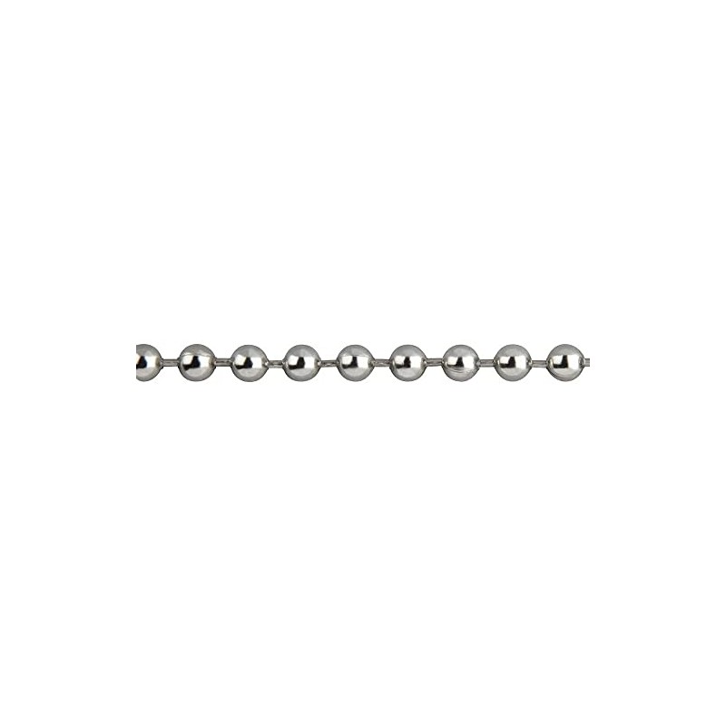 Premium Roller Blind Chrome Beaded Pull Chain - Continuous Loop