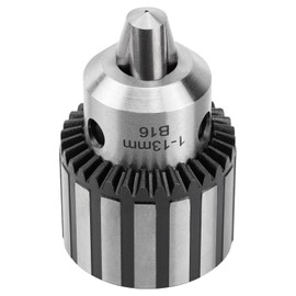 Earl Diamond Super Heavy Duty 1/2" Drill Chuck with Chuck Key and MT2 Shank | Morse Taper Arbor #2 (B16)