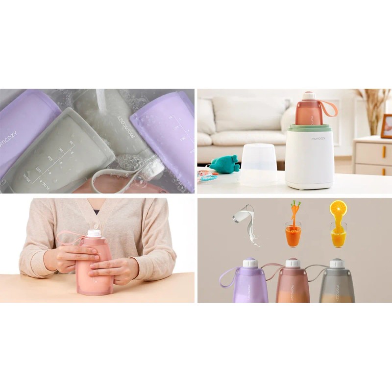 Momcozy Bolsas Reutilizables De Silicona Para Leche Materna