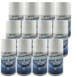 Quality Chemical Metered Aerosol Fragrance Refill Can - For Automatic Air Freshener Spray Automatic Refill - Fresh Linen 7.25 oz (Pack of 12)