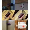 4 Piece Window Cabinet Knob Spring Loaded Automatic Door Lock