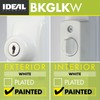 Ideal Security BKGLKW Keyed Deadbolt, White