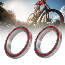 Acouto Scooter Headset Bearings 2Pcs 41.8Mm Heavy Duty Mountainycle Bike Doubleed Bearing Headset Accessory Steel Headset Bearings Bearing Headset Red