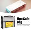 Fireproof Explosion Proof Lipo Battery Safe Bag Environmentally Friendly Lipo