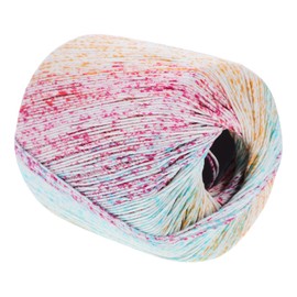 DOITOOL DIY Craft Yarn 133m Gradient Cotton Yarn for Crochet Knit Scarf Hat Shawl Blanket Soft Comfortable