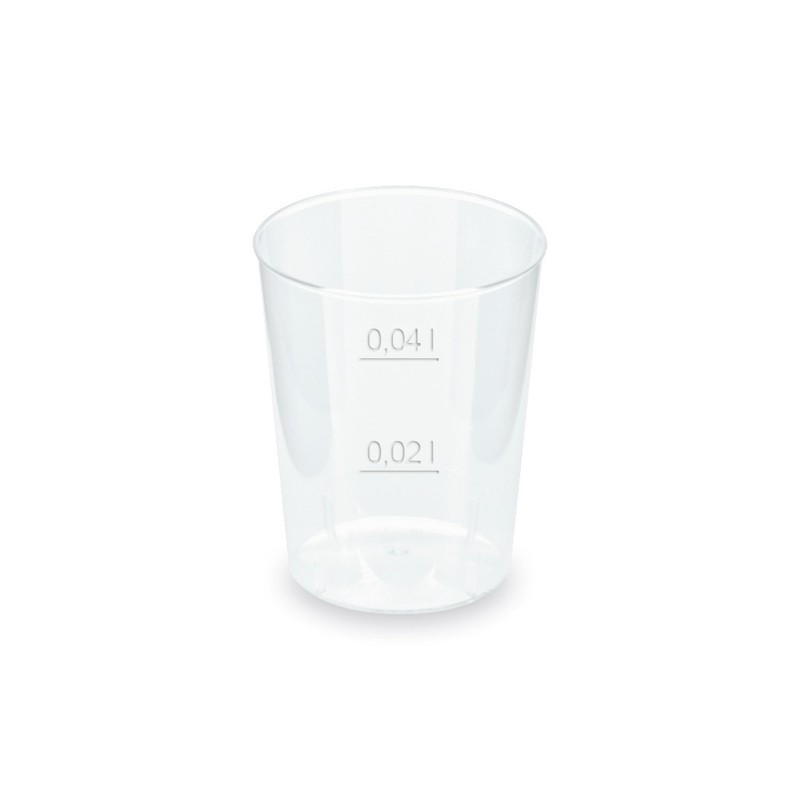 DeinPack 50 Reusable Shot Cups 2 cl / 4 cl