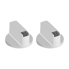 Yosoo 2Pcs 6mm Gas Stove Knobs Universal Zinc Alloy Kitchen Stove Knob Locks Oven Cooktop Switch Control