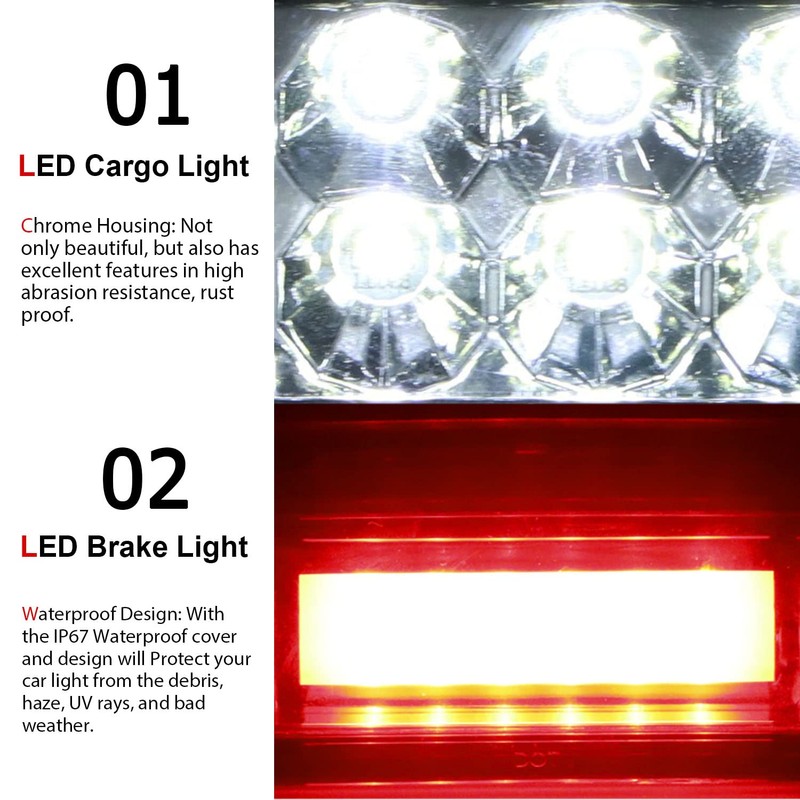 Tresound 3rd Third Brake Cargo Light for 88-99 Chevy |