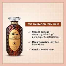 Moist Diane Scalp Smooth Straight/Damage Repair/Fresh Hydrating/Moist Shine/Volume Shampoo/Hair Treatment Shampoo 450m