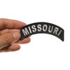 Missouri Patch - 4x1.75 inch. Embroidered Iron on Patch
