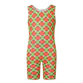 Maillot de gimnasia para niños con pantalones cortos, diseño de mariposa, sirena, estrella, Microcosmos, -14