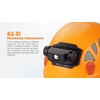 Fenix ALG-03 headlamp helmet mount with EdisonBright Battery Case for