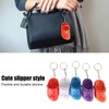 KooingTech 20pcs Silicone Shoe Keychain, 1.4 * 3.0in Mini Croc