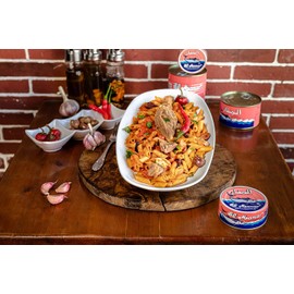 El Manar Solid Light Tuna in Olive Oil- 5.6 oz Pack of 3 - Canned Tuna Fish in Virgin Olive Oil – Wild Caught Fresh Tuna in Oil - Non-GMO - Gluten Free Tuna