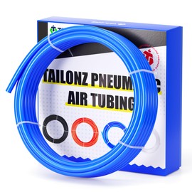 TAILONZ PNEUMATIC Blue 1/4 Inch OD 10 Meters PU Air Tube Pipe Hose Pu Air Hose for Air Line Tubing or Fluid Transfer Tubing