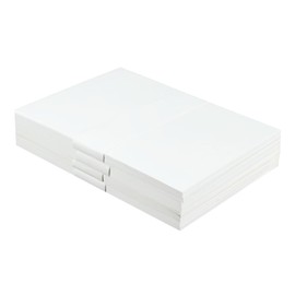 Flewdart 100 pieces rice paper A4 (297 x 210 mm) printable thickening, rice paper print xuan paper, rice paper for Chinese Japanese calligraphy ink painting, 60 g/m² fully treated Xuan