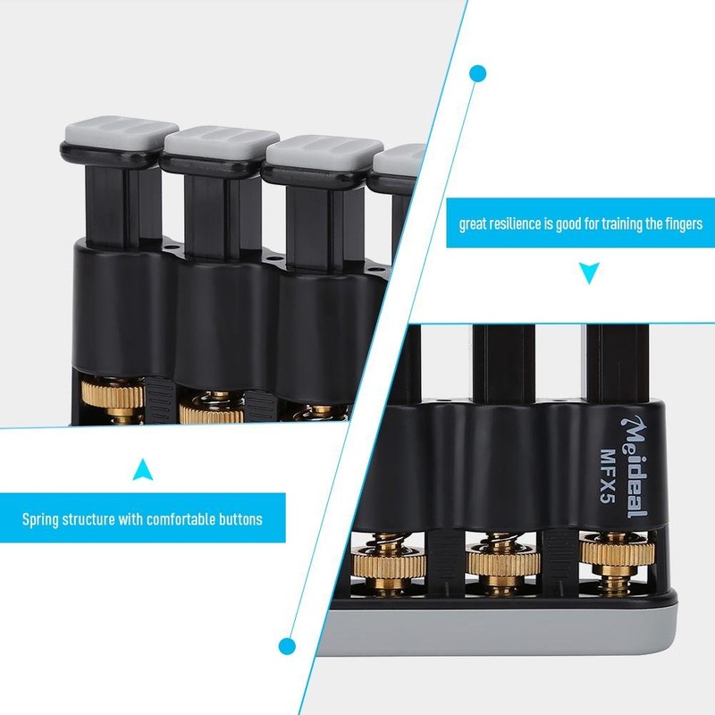 Piano Finger Trainer, Variable Hand Finger Strengthener Exerciser Grip for