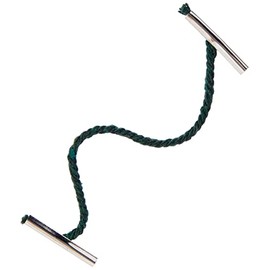 Whitecroft 27191/10 Essentials 101 mm Metal Ended Treasury Tags - Green (Pack of 100)