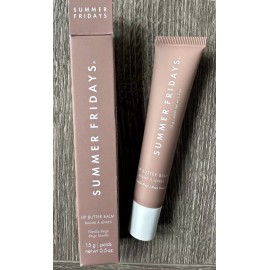 Summer Fridays Lip Butter Balm Vanilla Beige 0.5 oz/15g New in Box