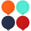 Sophico 4 Cup Round Silicone Storage Cover Lids Replacement for