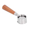 Coffee Bottomless Portafilter Handheld Stainless Steel Bottomless Filter for HouseholdRosewood