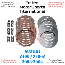 Suzuki Z400 Clutch Kit Set Disks Discs Plates Springs LT-Z400 LTZ 400 LT-Z 03-04