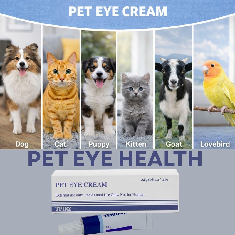 Pet Eye Cream for Cats, Dogs, Puppies, Kittens, Horses, Cattle,