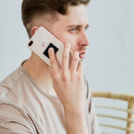 Karelian Heritage Genuine Shungite Stone Tile Cell Phone Protector 15x25 mm (0,6x1 inches) | Polished Shungite Crystal Protection Plate for Tablets & Laptops | Shield Blocker for Home Office Room FRE5