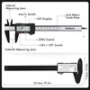 Simhevn Electronic Digital Calipers, inch and Millimeter Conversion,LCD Screen displays
