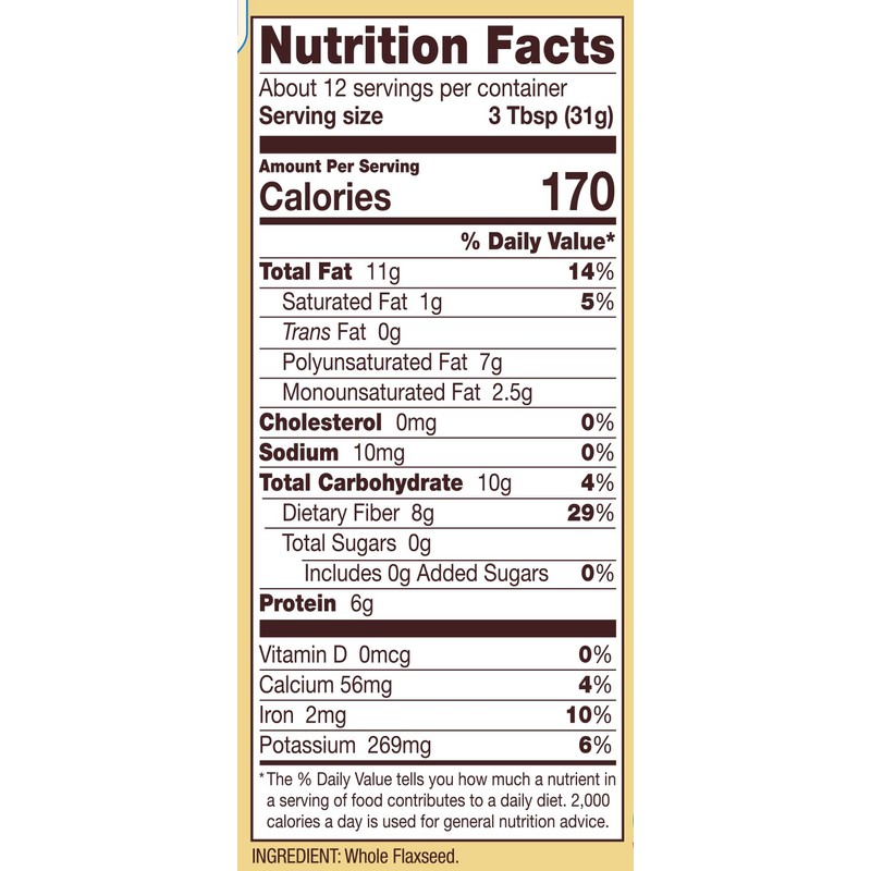 Bob's Red Mill Brown Flaxseeds, 13oz (Pack of 1) -