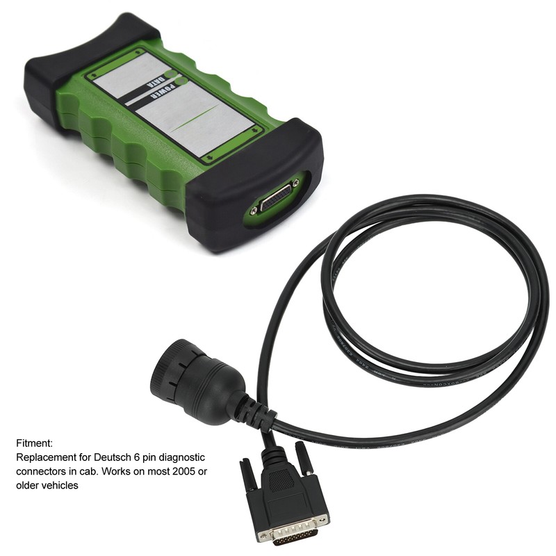 for Deutsch Cable 121721 26pin Male to 6pin Female Diagnostic