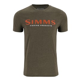 Simms Logo T-Shirt Loden Heather XL