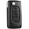 AUTOZOCO 3 Button Car Key Shell Case Compatible with Citroen
