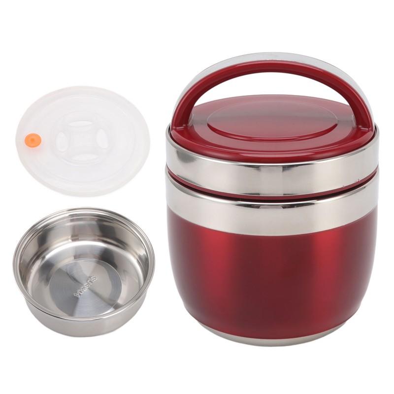 1.2L Thermal Lunch Box Bento Box Set 304 Stainless Steel