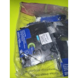 Labelife 5 Pack Labelife White Laminated Label Tape 12mm x .47" for Brother P Touch D600