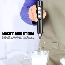 Elektrische Milchaufschäumer, USB Milchaufschäumer Stab Handheld Melektrischer Schneebesen Kaffeemixstab, für Kaffee Cappuccino Milchkaffee Latte Macchiato