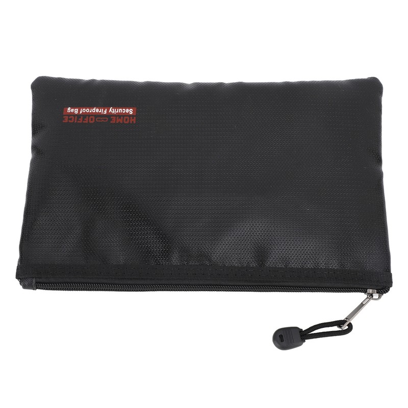 Fireproof Document Bag Portable Waterproof 800℃ High Temperature Resistant Zipper