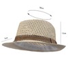 TINAYAUE Elegant Men's Sun Hats Summer Breathable Mesh Straw Hat