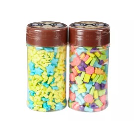 Wilton Rosanna Pansino 2 Pack Sprinkles Lightning Bolts Stars/Nerdy Nummies Mix