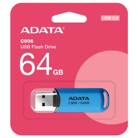 PSA COMPUTO Y PAPELERIA Kit de 5 memorias USB Adata AC906-64G-RWB es un Dispositivo de Almacenamiento portátil con una Capacidad de 64 GB Utiliza una Interfaz USB Tipo