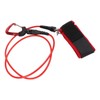Freediving Lanyard Leash Diving Safety Rope Cable with Wristband Carabiner