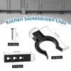Kitchen Skirting Clips, Pack of 20 Strip Clips for Skirting