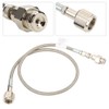1m/3.3ft Silver Soda Hose W21.8-14 CO2 Cylinder Direct Adapter Hose