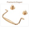 sourcing map 2pcs Bail Pull Handle, 4 Inch Bail Drawer