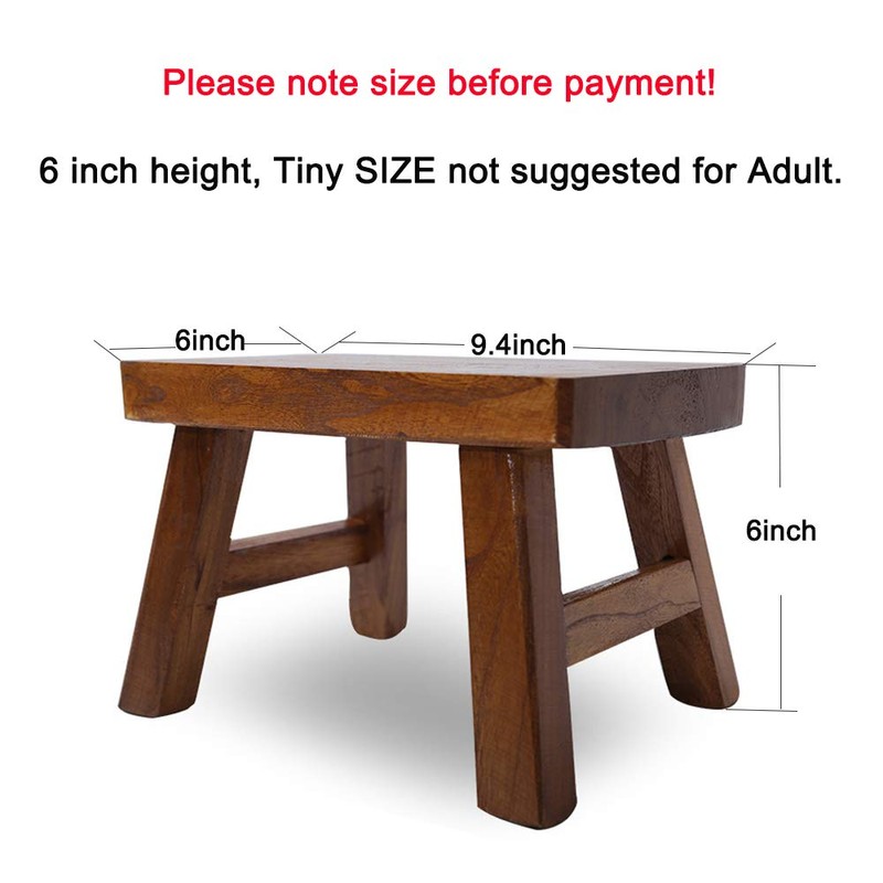 GOLDEN SUN XDStool Solid Wood Tiny Step Stool for Kids