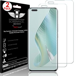 TECHGEAR [2 Pack Screen Protector fits Honor Magic 5 Pro 5G [Screen Angel Edition] [Case Friendly] [Bubble Free] [FULL Screen Coverage] HD Clear Flexible TPU Film