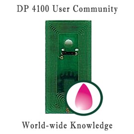 Verus Ink Refill Chips (4 Chips - Magenta - 53602 Compatible) for Primera 4100 series